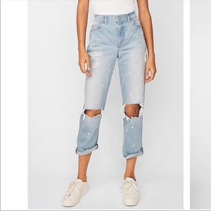 Express Girlfriend High Waist Jeans